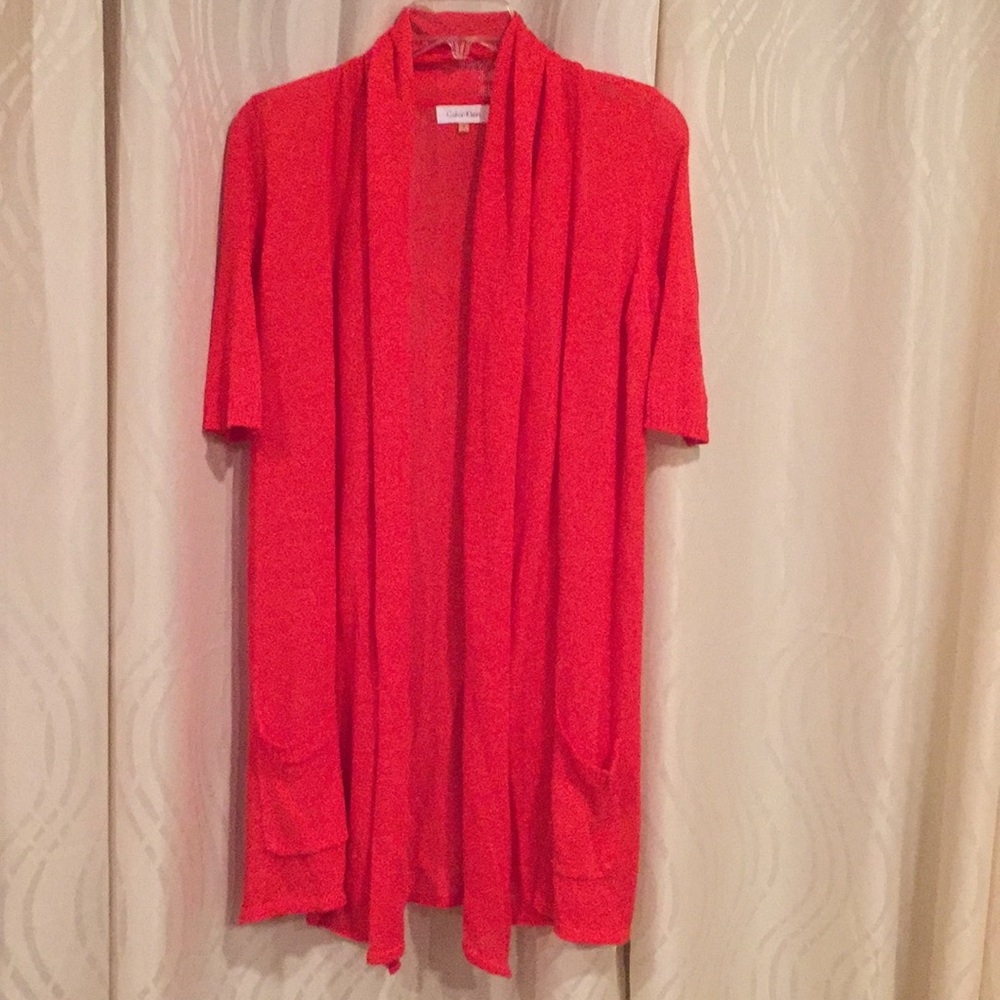 NWOT Calvin Klein Open Front Sweater